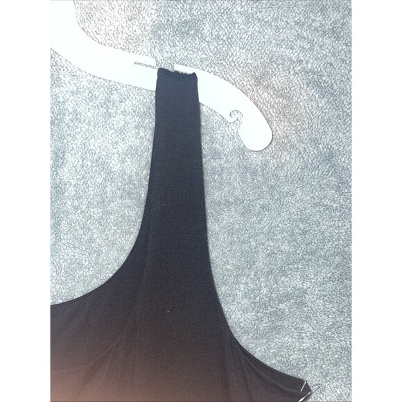 Old Navy Dress Womens XL Black‎ Maxi Sleeveless Stretch Knit Beachy Comfortable - Picture 3 of 9
